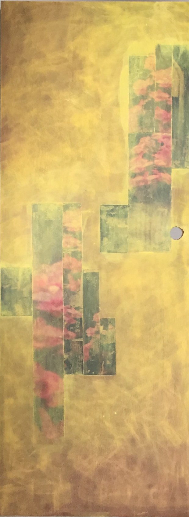 Sara and Julie Behind the Orchids