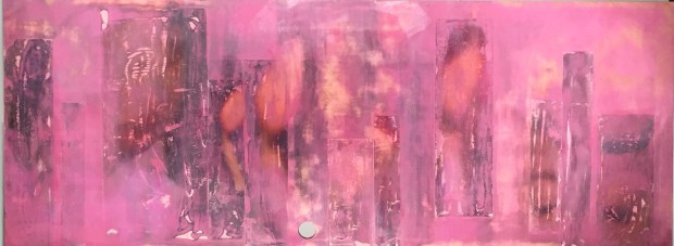 Sara and Julie blow out the birthday candles